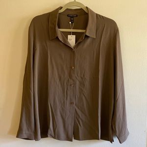 Classic Collar Easy Shirt by Eileen Fisher